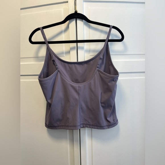 Everlane Purple The Preform Cami With Shelf Bra Crop Top Size Women’s XL - Picture 2 of 8